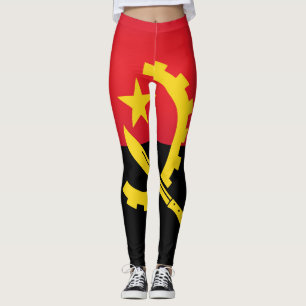 Cool Angola Flag Mode Leggings