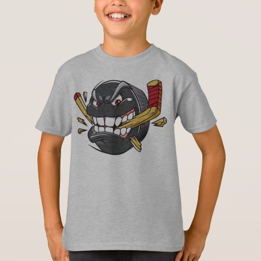 Cool Angry Hockey Jersey Shirt PERSONALIZED (Voorkant)