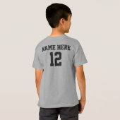 Cool Angry Hockey Jersey Shirt PERSONALIZED (Achterkant volledig)