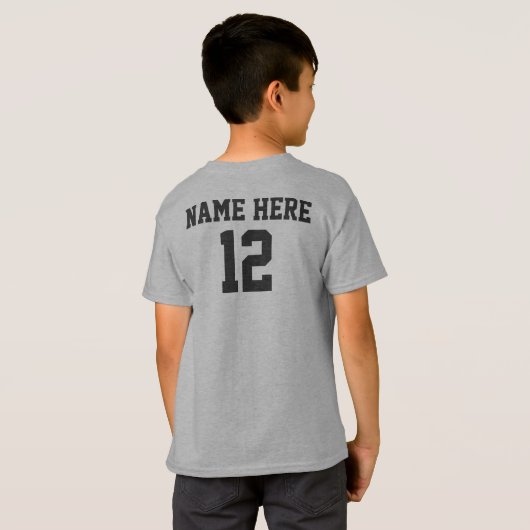 Cool Angry Hockey Jersey Shirt PERSONALIZED (Achterkant volledig)