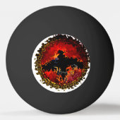 Cool Animal Art Bat Modern Pingpongbal (Voorkant)