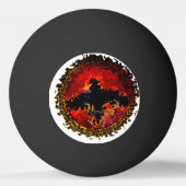 Cool Animal Art Bat Modern Pingpongbal (Achterkant)