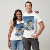Cool Animal Lovers Tee| Quirky Flight Penguin Gift T-shirt (Unisex)