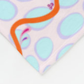 Cool Animal Pattern - Comic Eenhoorn 4 Fleece Deken (Hoek)
