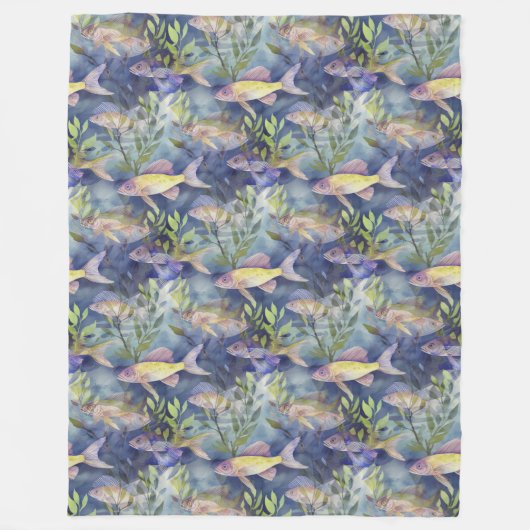 Cool Animal Pattern - GEKKO 1 Fleece Deken (Voorkant)