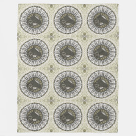 Cool Animal Pattern - Mandala Horse 1 Fleece Deken