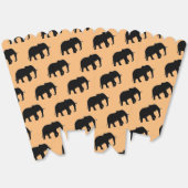Cool Animal Pattern - Olifant 5 Bedankdoosjes (Ongevouwen)