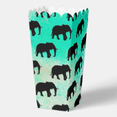 Cool Animal Pattern - Olifant 5a Bedankdoosjes (Achterkant)