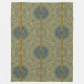 Cool Animal Pattern - Olifant 6 Fleece Deken (Voorkant)