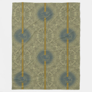 Cool Animal Pattern - Olifant 6 Fleece Deken