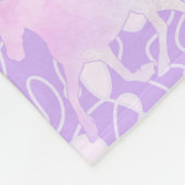 Cool Animal Pattern - Paardensilhouet 3 Fleece Deken (Hoek)