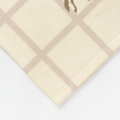 Cool Animal Pattern - Raster Vormen Paarden 1 Fleece Deken (Hoek)