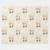 Cool Animal Pattern - Schattige Cats 5 Fleece Deken (Voorkant (Horizontaal))