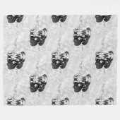 Cool Animal Pattern - Schattigee Honden 1 Fleece Deken (Voorkant (Horizontaal))