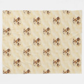 Cool Animal Pattern - Schattigee Honden 5 Fleece Deken (Voorkant (Horizontaal))