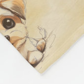 Cool Animal Pattern - Schattigee Honden 5 Fleece Deken (Hoek)