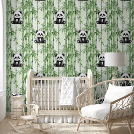 Cool Animal Pattern - Schattigee Panda 1 Behang