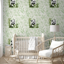 Cool Animal Pattern - Schattigee Panda 2 Behang