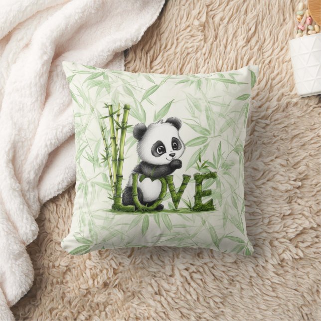Cool Animal Pattern - Schattigee Panda 2 Kussen (Deken)
