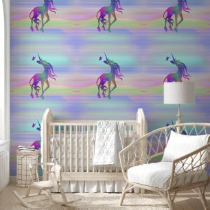 Cool Animal Pattern - Stands Alone Eenhoorn 3 Behang