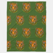 Cool Animal Pattern - Tijgerkop 1 Fleece Deken (Voorkant)