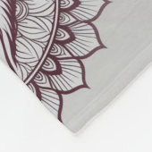 Cool Animal Pattern - Wolf Head Mandala 1 Fleece Deken (Hoek)