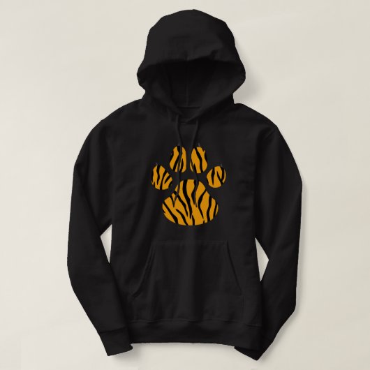 Cool Animal Tiger Print Paw. Perfect design for pe Hoodie (Design voorkant)