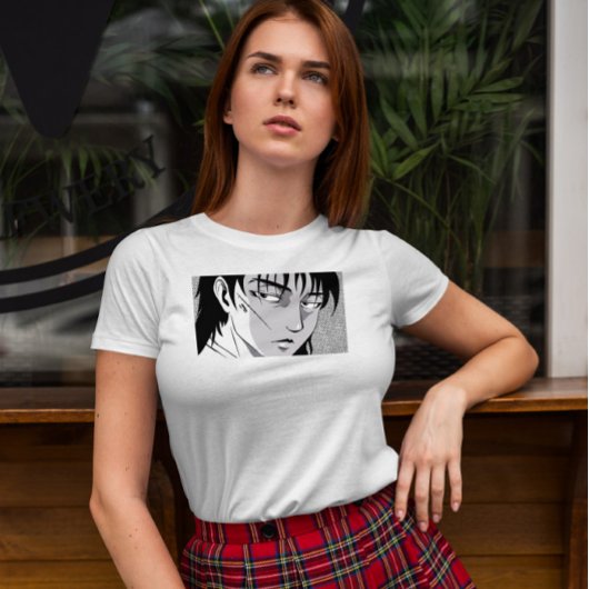 Cool Anime Boy Face T-shirt