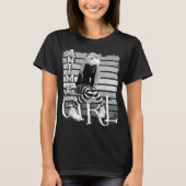 Cool Anime Meisje Esthetisch Ontwerp T-shirt (Voorkant)