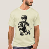 Cool Anime Soccer Player T-shirt (Voorkant)