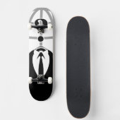 Cool Anonymous Logotype Skateboard (Voorkant)