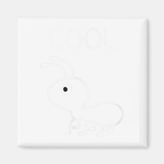 Cool Ant, Puns, Funny, Jokes, Sarcastic _1 Magneet (Voorkant)