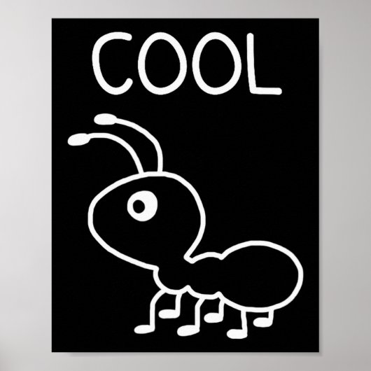 Cool Ant, Puns, Funny, Jokes, Sarcastic  Poster (Voorkant)