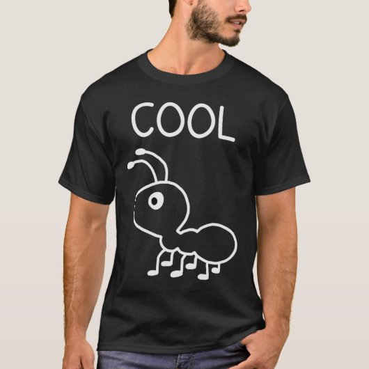Cool Ant, Puns, Funny, Jokes, Sarcastic T-shirt (Voorkant)