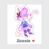 Cool Anthro Animal Version 2 Laptop Sticker (Vel)