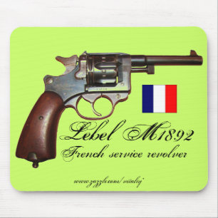 Cool antiek Lebel French revolver mousepad Muismat
