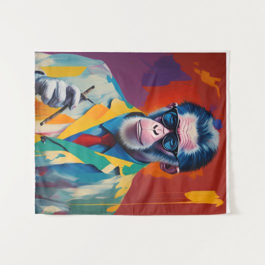 Cool Ape Download NFT Art Download | Koel Ape Wandkleed (Voorkant (horizontaal))