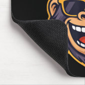 Cool Ape Gorilla Hoof Funky Monkey Retro Bandana C Muismat (Hoek)