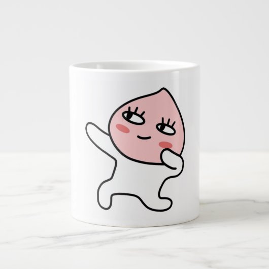 Cool Apeach Grote Koffiekop (Voorkant)
