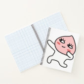 Cool Apeach Notitieboek (Binnen)