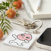 Cool Apeach Sleutelhanger (Voorkant Rechts)