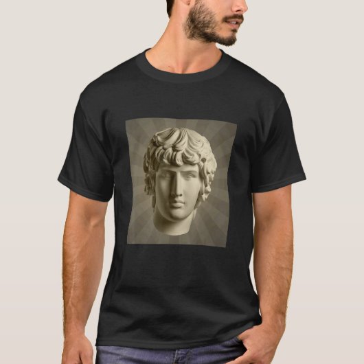 Cool Apollo Gips Standbeeld Illustratie Grafische T-shirt (Voorkant)