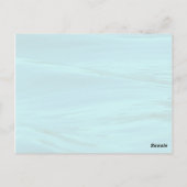 Cool Aqua Blue Summer Water Ripples Briefkaart (Achterkant)