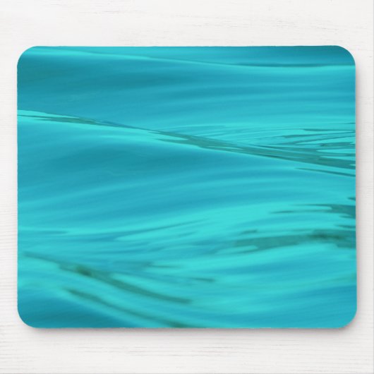 Cool Aqua Blue Summer Water Ripples Muismat (Voorkant)