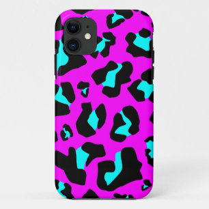 Cool Aqua/Roze luipaard Afdrukken - iPhone 5 Hoesj Case-Mate iPhone Case