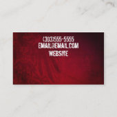 Cool Ar 15 rood Visitekaartje (Achterkant)