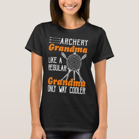 Cool Archery Grandma Archer T-shirt (Voorkant)