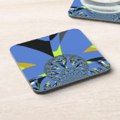 Cool Arches met Fractal Spheres Art Design Bier Onderzetter (Linkerzijde)