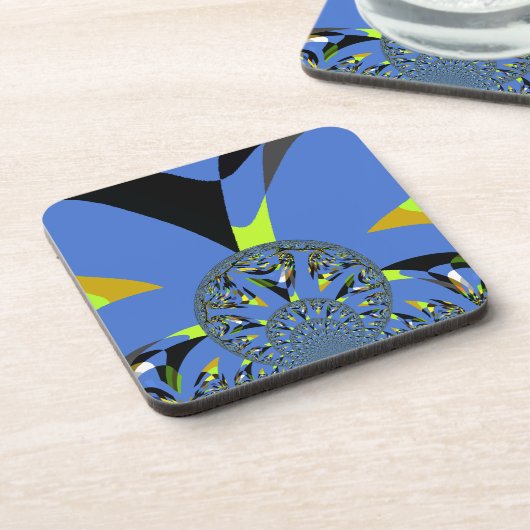 Cool Arches met Fractal Spheres Art Design Bier Onderzetter (Linkerzijde)