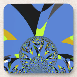 Cool Arches met Fractal Spheres Art Design Bier Onderzetter